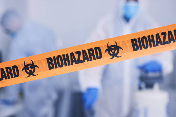 Professional Infectious Disease Decontamination technician working in Piñon Hills, CA